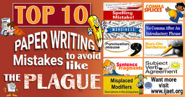 Top 10 Paper Writing Mistakes to avoid